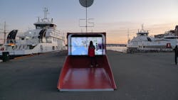 Users of touch screens have an interactive wayfinding experience. Users of touch screens have an interactive wayfinding experience.