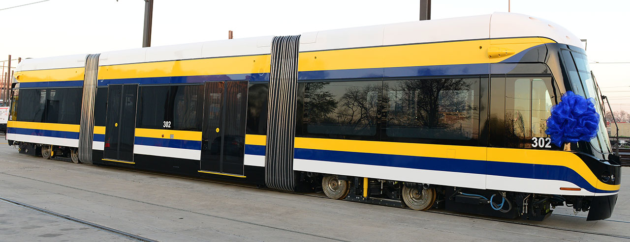 The vehicle, which was a designed and built by Brookville Equipment Corp. of Pennsylvania, will be the first streetcar in the United States that utilizes wireless traction power.