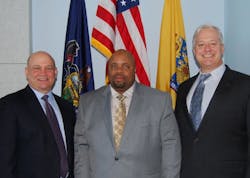 From left to right, DRPA Vice Chairman Jeffrey L. Nash, Chairman Ryan N. Boyer and CEO John T. Hanson
