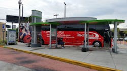 RedCoach will pay HART a fee per month for access to the recently expanded MTC Station. RedCoach will pay HART a fee per month for access to the recently expanded MTC Station.