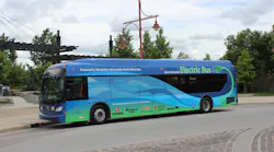 A consortium of companies and public partners were able to launch the first electric bus route in Winnipeg in November.