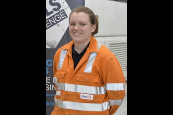 Tina Haden-Williams, 25, was named &lsquo;Advanced Apprentice of the Year&rsquo; in the Passenger Transport category at the People 1st Apprenticeship Awards.