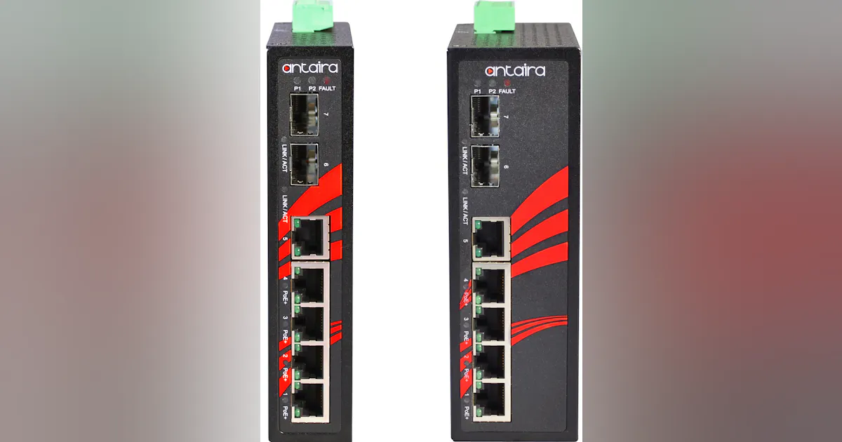Antaira’s New Unmanaged PoE+ Switches with Gigabit Fiber Uplinks | Mass ...