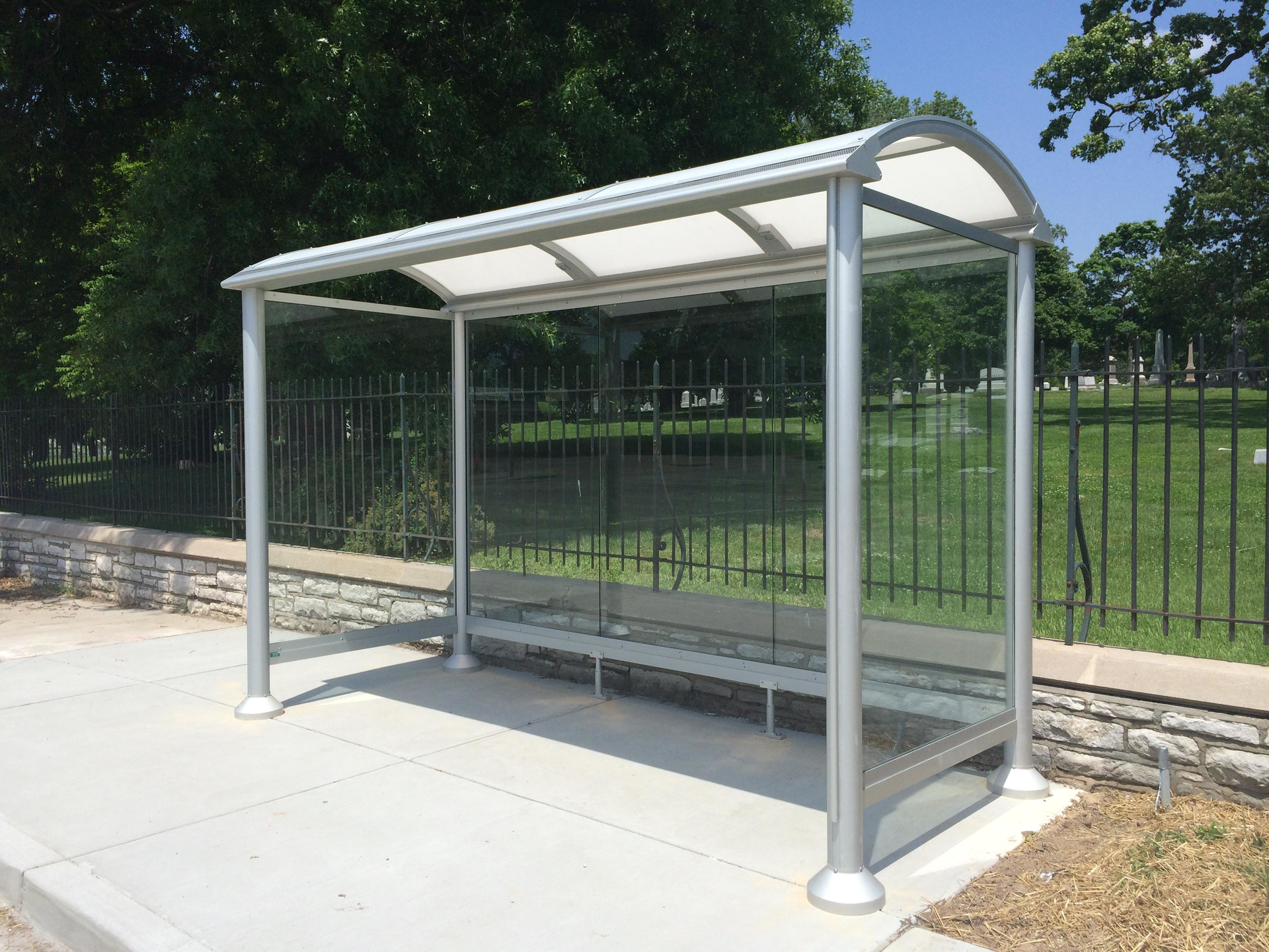 The 5-by-12 shelters are a new design from Duo-Gard.