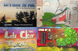 The winning artwork was presented at a news conference at the Uptown Transit Center at 2121 Indiana NE. The winning artwork was presented at a news conference at the Uptown Transit Center at 2121 Indiana NE.