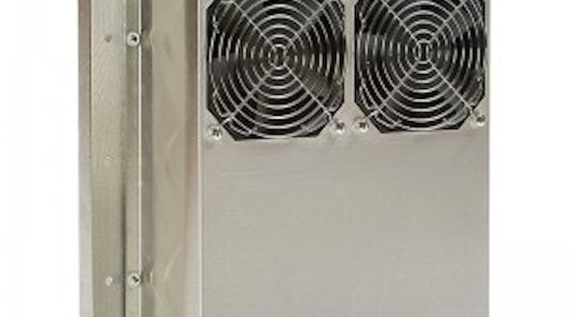 ThermoTEC Auto-Ranging (M105) series air conditioners are easily integrated into existing enclosures or can be configured with an enclosure, as a complete solution by EIC Solutions.