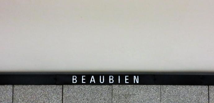 Beaubien station first opened in October 1966 and that 3.6 million passengers transit through it each year.