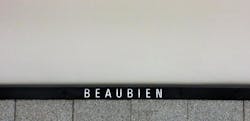 Beaubien station first opened in October 1966 and that 3.6 million passengers transit through it each year.