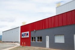 The production line is 16,000 sq meters and is able to produce about 7 or 8 trams per month. The production line is 16,000 sq meters and is able to produce about 7 or 8 trams per month.