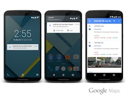 Real-time transit information will appear based on beacon technology for Trimet riders as part of the new pilot program with Google Maps. Real-time transit information will appear based on beacon technology for Trimet riders as part of the new pilot program with Google Maps.