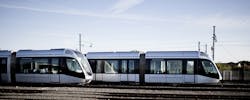 This new line, which comprises 3 stations over a distance of 2.4 kilometres, links the airport of Toulouse Blagnac to the centre of Toulouse. This new line, which comprises 3 stations over a distance of 2.4 kilometres, links the airport of Toulouse Blagnac to the centre of Toulouse.