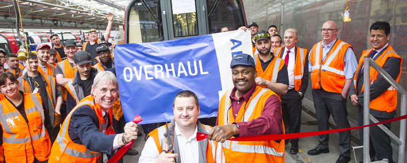 As part of the programme, the teams at Alstom&rsquo;s Morden and Golders Green Metro Traincare Centres have: replaced 11km of lino in the fleet, which is roughly the distance between Buckingham Palace and the O2 Arena, polished 15,688 windows to remove graffiti, which is more panels of glass than in the Shard; and changed 27,500 seat backs, which is equivalent to a third of Wembley Stadium.