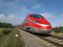 Over the weekend, Italian transport operator Ferrovie dello Stato Italiane hosted the inaugural journey of the V300ZEFIRO very high speed train, known as the Frecciarossa 1000 in Italy. Over the weekend, Italian transport operator Ferrovie dello Stato Italiane hosted the inaugural journey of the V300ZEFIRO very high speed train, known as the Frecciarossa 1000 in Italy.
