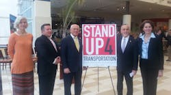 CDTA hosted a Stand Up for Transportation Day event in Albany, N.Y.