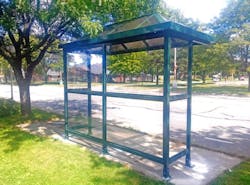 DDOT’s shelters, all 5’ x 10’ in size, feature several different styles. DDOT’s shelters, all 5’ x 10’ in size, feature several different styles.