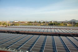 Valley Metro received a Transit Investments for Greenhouse Gas & Emissions Reduction (TIGGER) federal grant to help fund construction and installation of the solar photovoltaic system. Valley Metro received a Transit Investments for Greenhouse Gas & Emissions Reduction (TIGGER) federal grant to help fund construction and installation of the solar photovoltaic system.