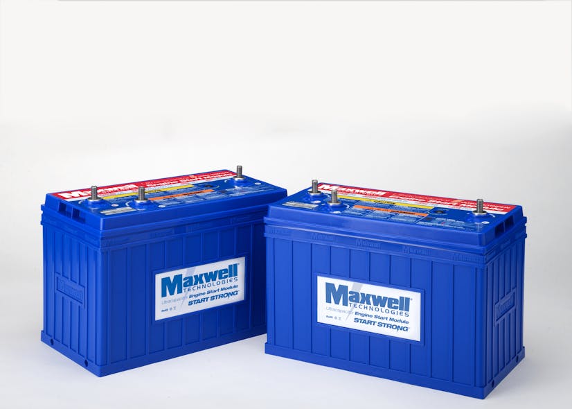 Maxwell Technologies Introduces 24Volt, UltracapacitorBased ESM