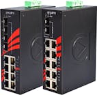 LNP-1202G-SFP Industrial PoE+ Gigabit Unmanaged Ethernet Switch