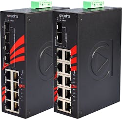 LNP-1202G-SFP Industrial PoE+ Gigabit Unmanaged Ethernet Switch
