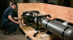 Lightning Hybrids engineer, Rodney Beardsley put finishing touches on a system that was shipped to the U.K in April. Lightning Hybrids engineer, Rodney Beardsley put finishing touches on a system that was shipped to the U.K in April.