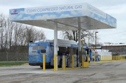The CityBus fast-fill CNG fueling station is the second project where TruStar Energy teamed up with Energy Systems Group. The CityBus fast-fill CNG fueling station is the second project where TruStar Energy teamed up with Energy Systems Group.