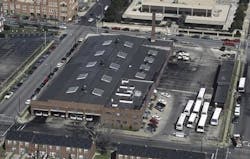 The two-acre site covers a full city block and is two blocks from the Potomac River in the heart of Old Town North, Alexandria, Virginia. The two-acre site covers a full city block and is two blocks from the Potomac River in the heart of Old Town North, Alexandria, Virginia.