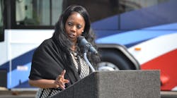 Serving as MC of the May 19 event was Valarie J. McCall, Greater Cleveland Regional Transit Authority board member; vice chair of the American Public Transportation Association (APTA); chair of APTA&apos;s Transit Board Members Committee; chief of government and international affairs for the city of Cleveland.