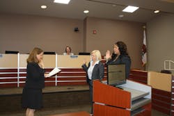 AVTA board members are sworn into their positions. AVTA board members are sworn into their positions.