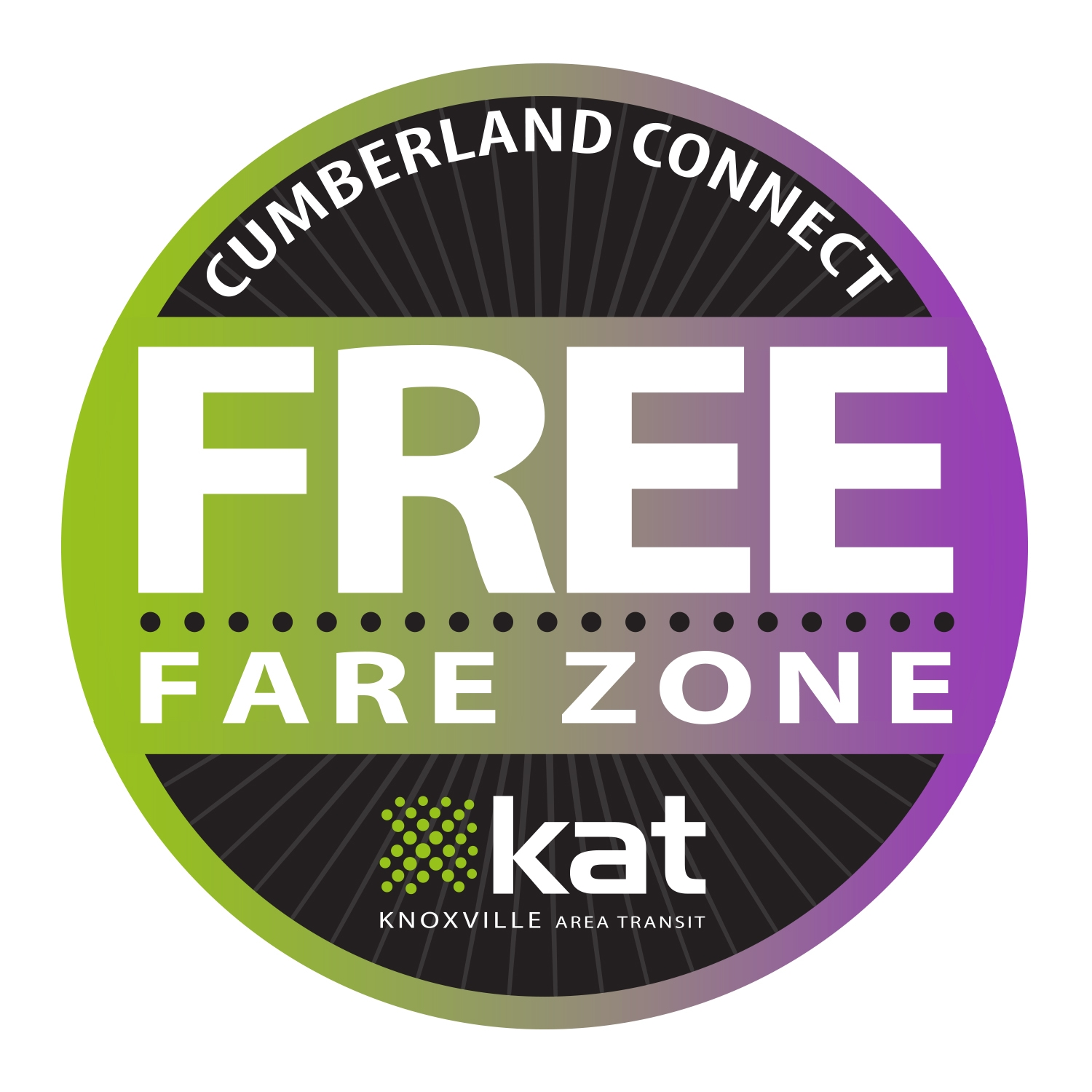 KAT is offering a fare-free zone along Cumberland as part of an effort to relieve congestion during construction.