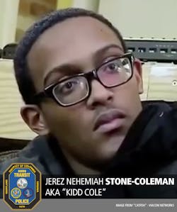 Stone-Coleman was arrested by MTPD officers and detectives this morning at his residence in the 1600 block of Fort Davis Place, SE, in Washington, D.C.
