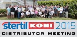 Group shot of attendees at the 2015 Stertil-Koni Distributor Meeting.