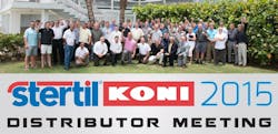 Group shot of attendees at the 2015 Stertil-Koni Distributor Meeting. Group shot of attendees at the 2015 Stertil-Koni Distributor Meeting.