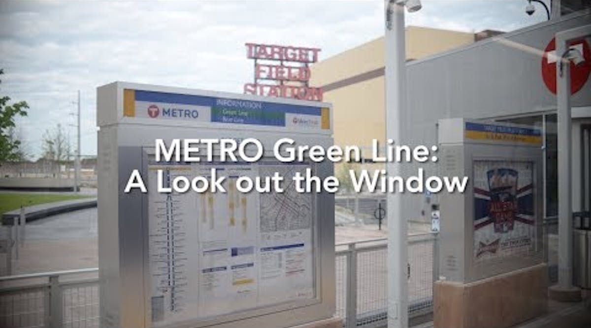 Metro Green Line: A Look out the Window