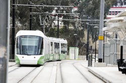 The extended line, which will span 18 kilometres in total once work is completed, will be equipped with the first Citadis trams manufactured at the Annaba site (in the north-east of Algeria) by Cital, Alstom’s local joint-venture, formed with Ferrovial and EMA in 2010. The extended line, which will span 18 kilometres in total once work is completed, will be equipped with the first Citadis trams manufactured at the Annaba site (in the north-east of Algeria) by Cital, Alstom’s local joint-venture, formed with Ferrovial and EMA in 2010.