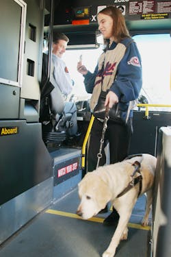 TriMet has updated its Code that regulates conduct on the transit system to ensure the safety and comfort of our riders and employees. Changes include revision to the definition of a service animal match U.S. Dept. of Transportation guidelines. TriMet has updated its Code that regulates conduct on the transit system to ensure the safety and comfort of our riders and employees. Changes include revision to the definition of a service animal match U.S. Dept. of Transportation guidelines.