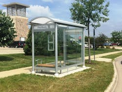 The shelters were two of four the Wisconsin city worked with Duo-Gard to design and engineer. The shelters were two of four the Wisconsin city worked with Duo-Gard to design and engineer.