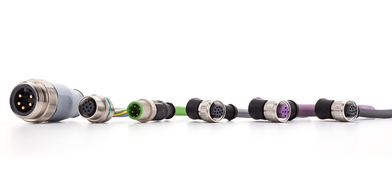 Harting&rsquo;s M12 Slim Design connectors and components with crimp termination technology cater to the growing use of M12 connectivity