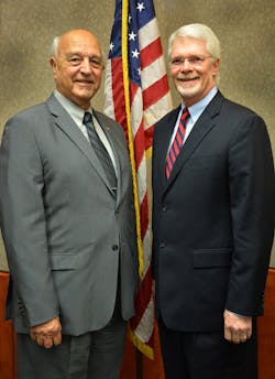 New Omnitrans Board Chair Sam Spagnolo, left, and Vice Chair Ron Dailey.