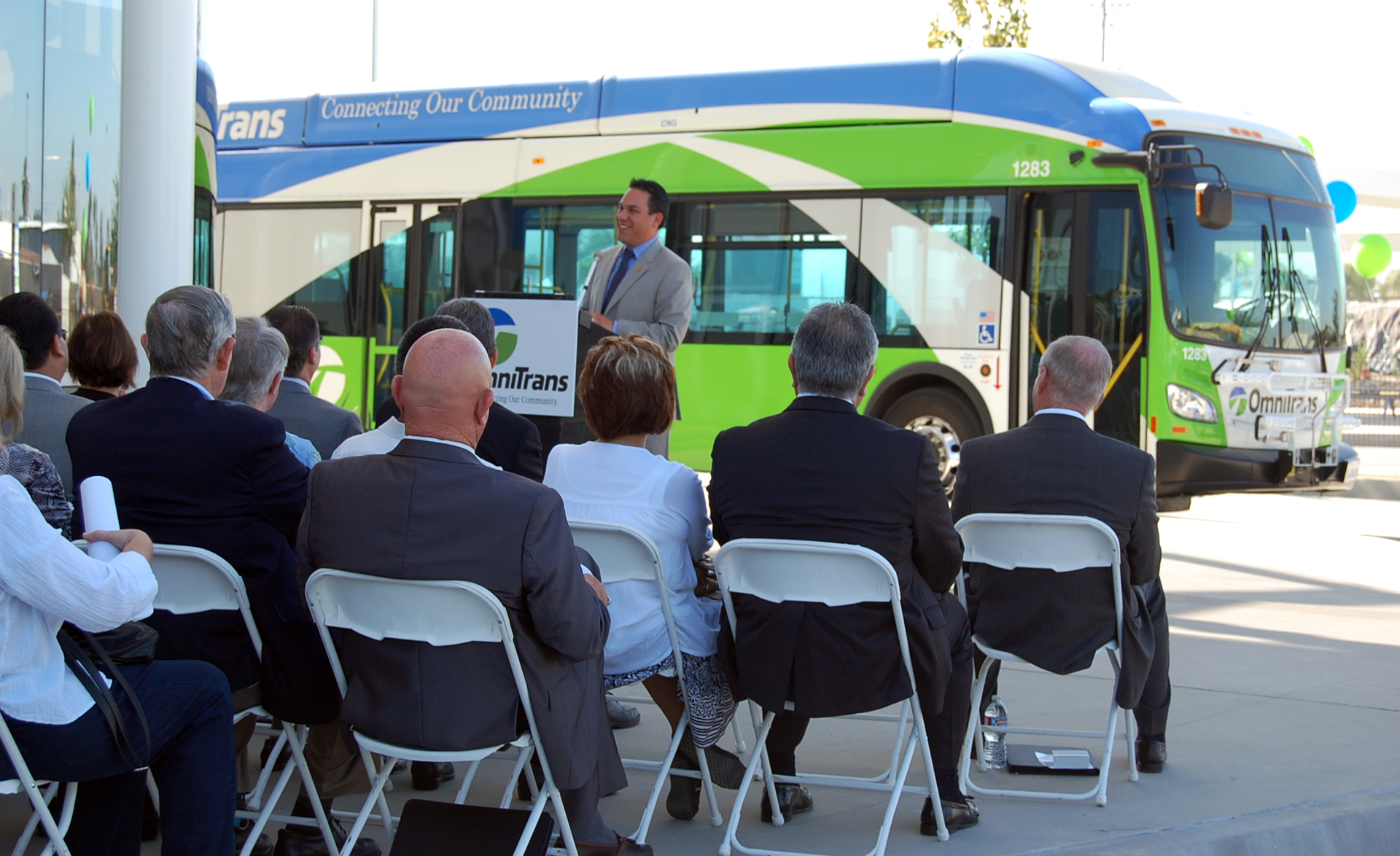 Representative Pete Aguilar cites the San Bernardino Transit Center as an example of how successful collaboration between government agencies can improve our transportation infrastructure.