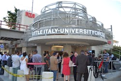The new Red Line station replaces an old and functionally obsolete facility and is the first new Red Line station in 46 years. The new Red Line station replaces an old and functionally obsolete facility and is the first new Red Line station in 46 years.