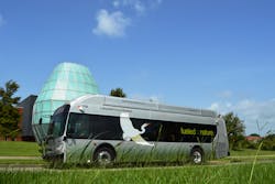 The buses cost approximately $430,000 and are expected to provide transit services for the next 12 years. The buses cost approximately $430,000 and are expected to provide transit services for the next 12 years.