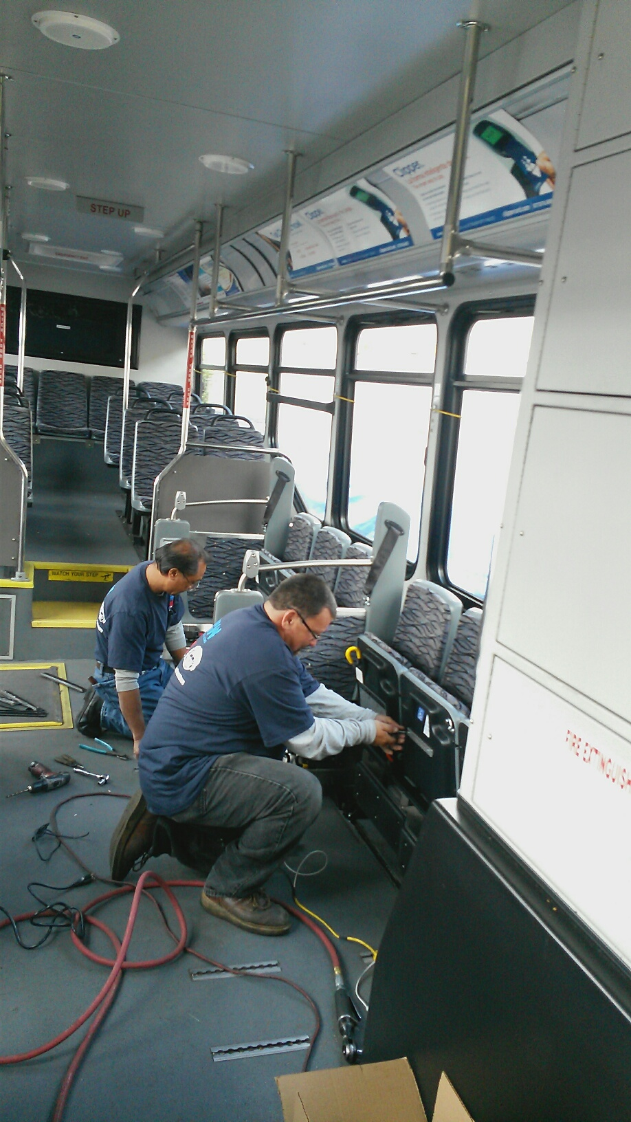 The Q&rsquo;Pods have a 3-point securement system, stabilizing bumper and integrated shoulder belt.