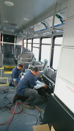 The Q’Pods have a 3-point securement system, stabilizing bumper and integrated shoulder belt. The Q’Pods have a 3-point securement system, stabilizing bumper and integrated shoulder belt.