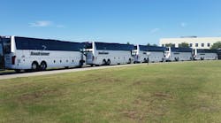 Roadrunner Companies took delivery of eight new Van Hool coaches.