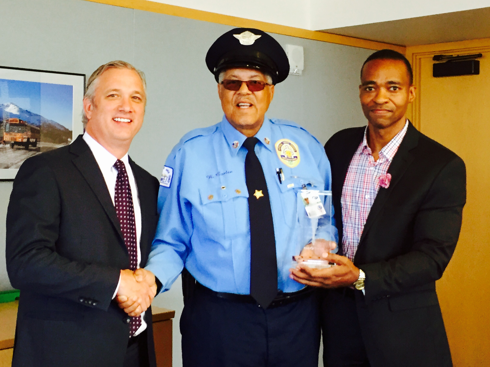Willie Carter, a First Transit driver for Escambia County Area Transit (ECAT) in Pensacola, Florida, was selected as torch bearer because of his own demonstrated dedication to safety.