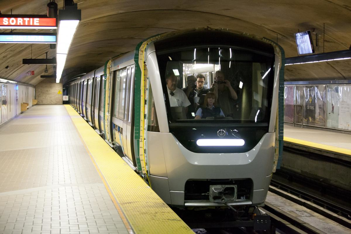 Received in July, the new train has nine fully equipped cars and is partially instrumented.