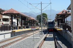 The 11.5-mile Foothill Gold Line project from Pasadena to Azusa, which broke ground in June 2010, is on time and on budget to be turned over to Metro for pre-revenue service in late-September 2015. Metro anticipates starting pre-revenue service this Fall and passenger service in Spring 2016. An opening date has not yet been determined.