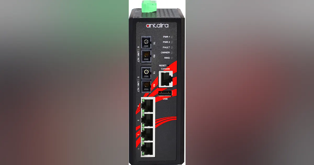 Antaria Technologies Introduces LMX-0602 Series Switch | Mass Transit