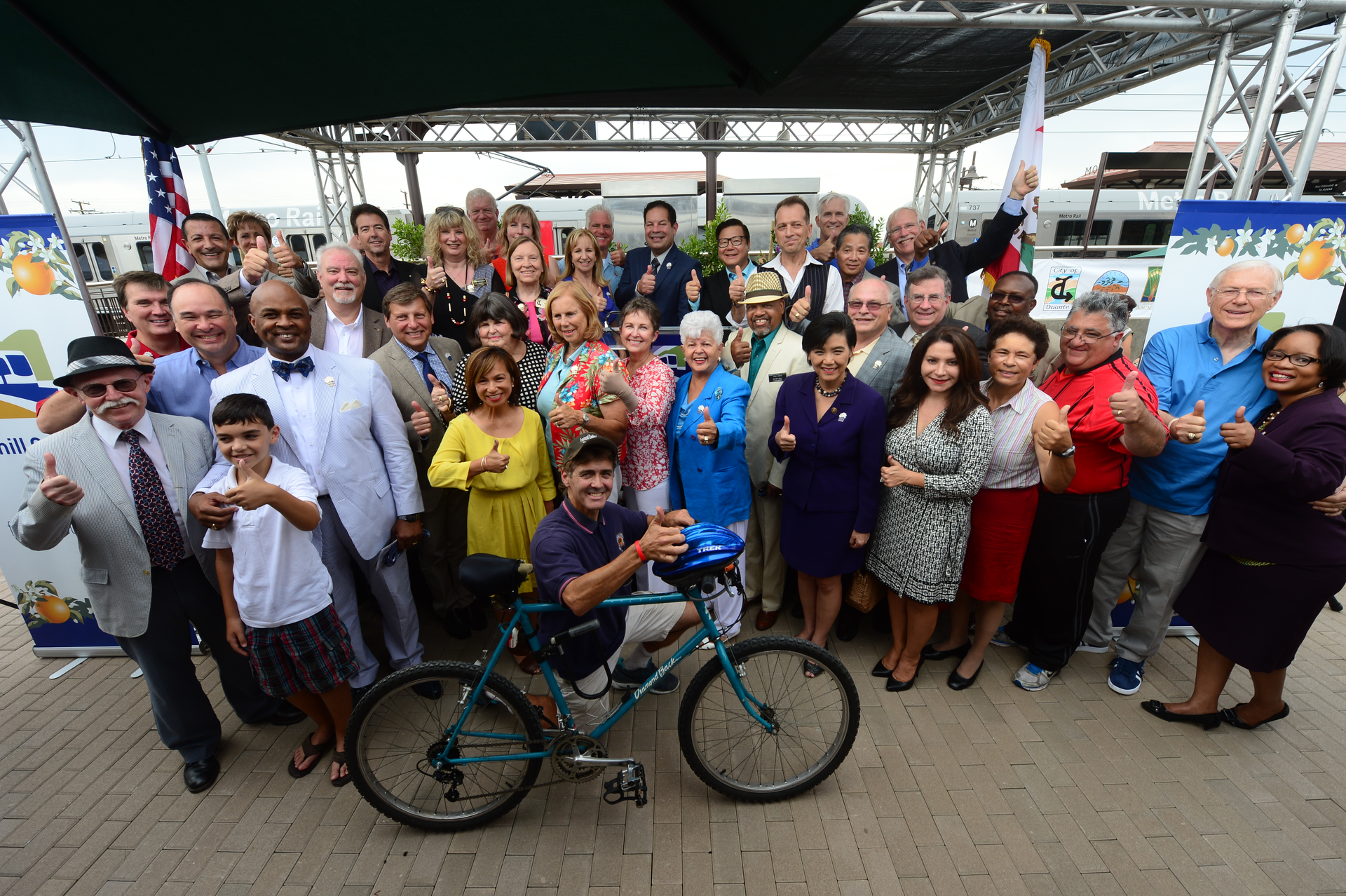 The Gold Line Monrovia Station is located in the heart of the city's 50-acre Station Square Transit Village.
