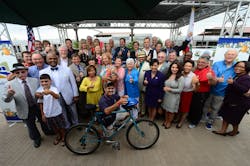 The Gold Line Monrovia Station is located in the heart of the city's 50-acre Station Square Transit Village. The Gold Line Monrovia Station is located in the heart of the city's 50-acre Station Square Transit Village.